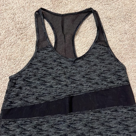 Express Core Performance Grey w/ Mesh Tank Top - Size Small - Picture 2 of 5